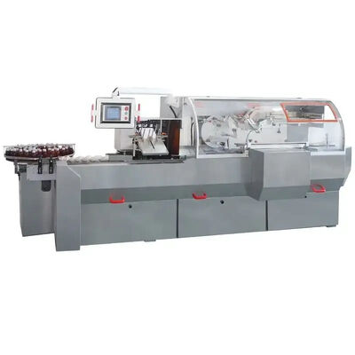 अच्छा मूल्य फोटोइलेक्ट्रिक सेंसर स्वचालित कार्टोनिंग पैकेजिंग मशीन 220V इलेक्ट्रिक 55बॉक्स/मिनट ऑनलाइन