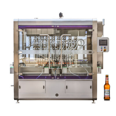 अच्छा मूल्य 6 किलोवाट बिजली की खपत 16 नोजल के साथ रोटरी तरल भरने की मशीन ऑनलाइन