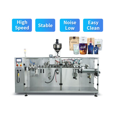 अच्छा मूल्य Fully Automatic High Speed Three Servo Food Beverage Chemical Pouch Filling Horizontal multifunctional packaging machine ऑनलाइन