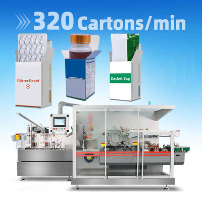 अच्छा मूल्य High Speed Automatic Cartoner Packaging Machine Capsule Tablet Cartoning Packing Machine for Blister Bottle Sachet Tube ऑनलाइन