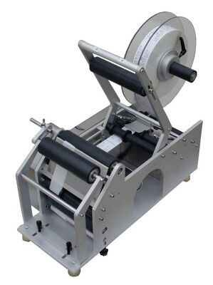 अच्छा मूल्य गोल बोतल के लिए आसान ऑपरेशन अर्ध स्वचालित लेबलिंग मशीन प्रेसिजन ऑनलाइन