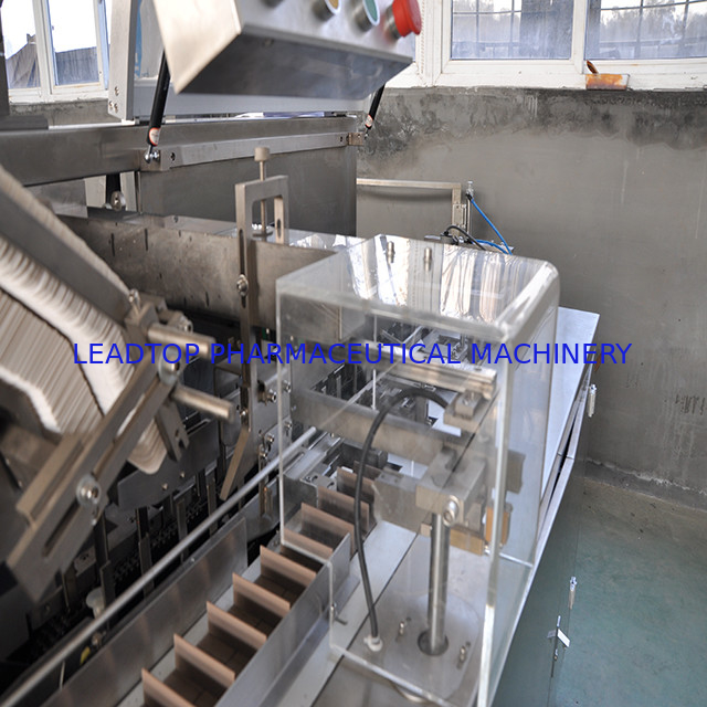 साबुन ब्लिस्टर बॉक्स वाली स्वचालित कार्टनिंग मशीन Ltpm हाई स्पीड खाद्य बोतलें