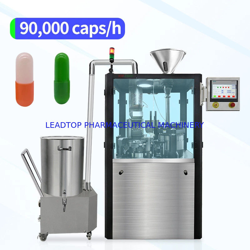 ऑटोमैटिक कैप्सूल भरने की मशीन 1500/मिनट 5kw पावर 220/380v 50 Hz 1100kg वजन