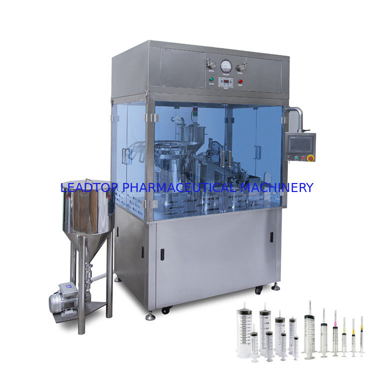 0.5-80ml सिरिंज भरने की मशीन 6KW बिजली की खपत 220V/50Hz बिजली की आपूर्ति के साथ