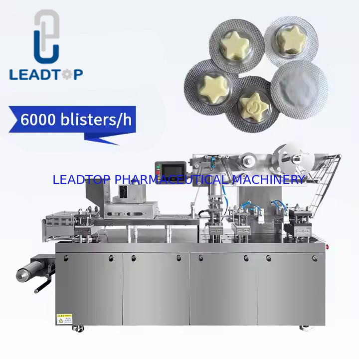 पीएलसी ब्लिस्टर पैकिंग मशीन 2 वेल्डिंग हेड के साथ 30-60pcs/मिनट