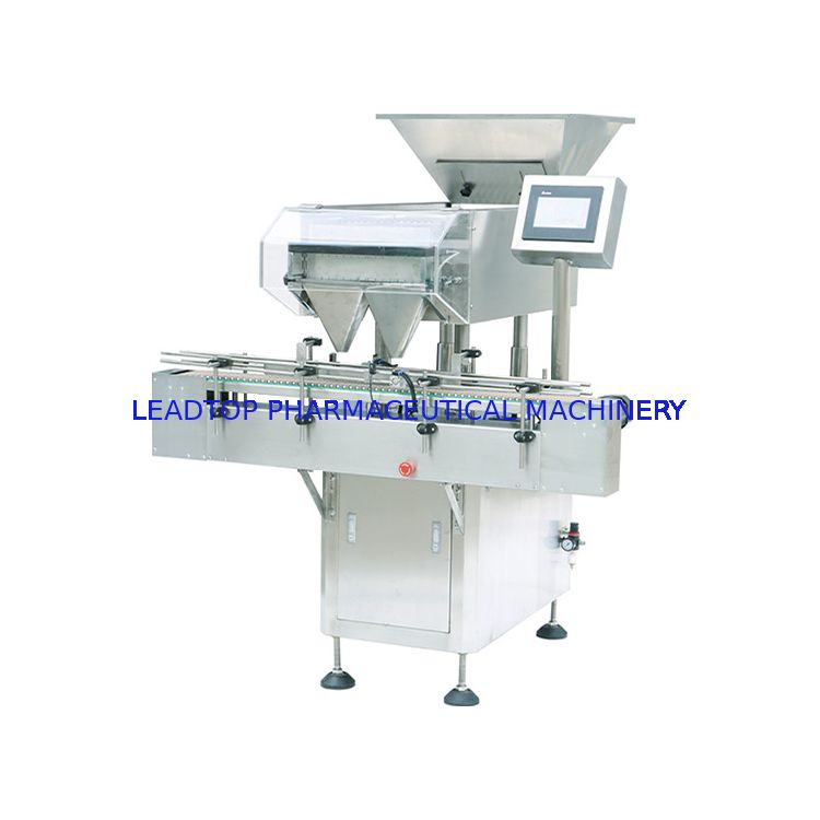 चौकोर प्लास्टिक की बोतल में 5-25 मिमी की गोलियों के लिए क्षमता टैबलेट गिनती मशीन