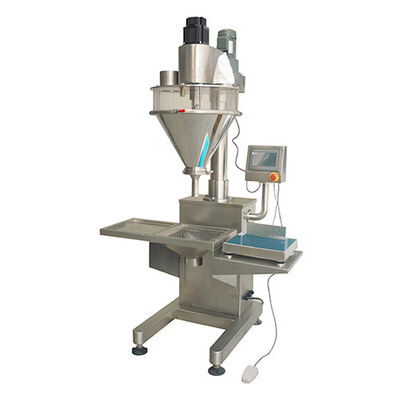 अच्छा मूल्य सेमी ऑटोमैटिक ऑगर फिलर मशीन 100BPH कॉफी चिली स्मॉल प्रोटीन ड्राई मिल्क स्पाइस ऑनलाइन