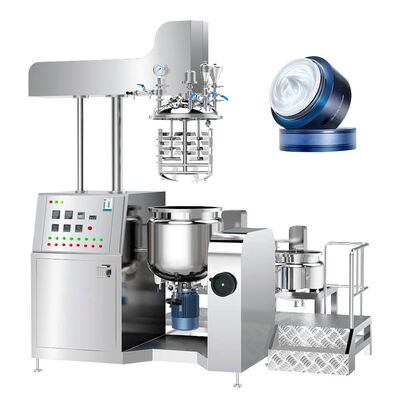 अच्छा मूल्य उच्च गुणवत्ता वाले लिफ्टिंग वैक्यूम होमोजेनिकेटर कॉस्मेटिक बॉडी लोशन लिपस्टिक विनिर्माण एमुल्सिफायर मशीन ऑनलाइन