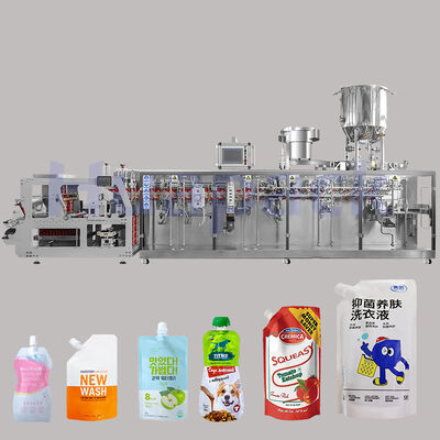 अच्छा मूल्य High Productivity Plastic Pouch Food Coffee Bean Pet Food Rice Filling Horizontal multifunctional packaging machine ऑनलाइन