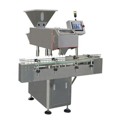 अच्छा मूल्य 15,000 टैबलेट प्रति मिनट >99.98% सटीकता और 10~500ml बोतल संगतता के साथ स्वचालित इलेक्ट्रॉनिक वाइब्रेटिंग पिल कैप्सूल टैबलेट काउंटिंग मशीन ऑनलाइन