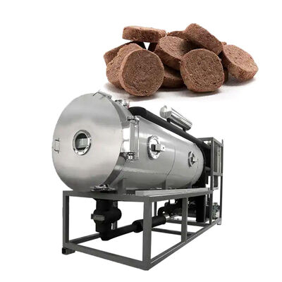 अच्छा मूल्य औद्योगिक लियोफिलाइजेशन के लिए 70 मिमी शेल्फ स्पेसिंग और टच स्क्रीन ऑपरेशन के साथ उच्च आउटपुट 15 किग्रा/बैच फ्रीज ड्रायर ऑनलाइन