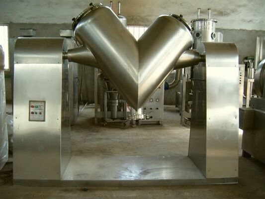 अच्छा मूल्य यूनिक वी टाइप ग्रेन्युल रॉ / ड्राई पाउडर मिक्सिंग मशीन / उपकरण ऑनलाइन