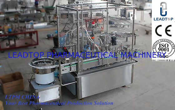 अच्छा मूल्य पीएलसी नियंत्रण के साथ स्वचालित तरल बोतल भरने की मशीन 10-40 बोतलें / मिनट ऑनलाइन