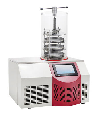 अच्छा मूल्य प्रयोगशाला वैक्यूम बायोटेक्नोलॉजी फार्मास्युटिकल ड्रायर 70 मिमी शेल्फ स्पेसिंग ऑनलाइन